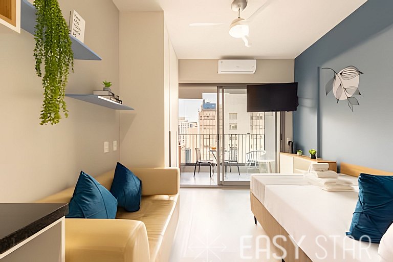 Easy Star - Studio na Vila Mariana, a 350m da estação Ana Ro