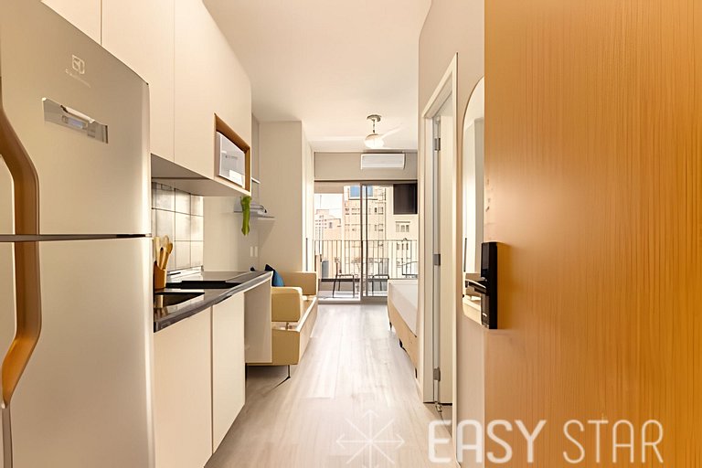 Easy Star - Studio na Vila Mariana, a 350m da estação Ana Ro
