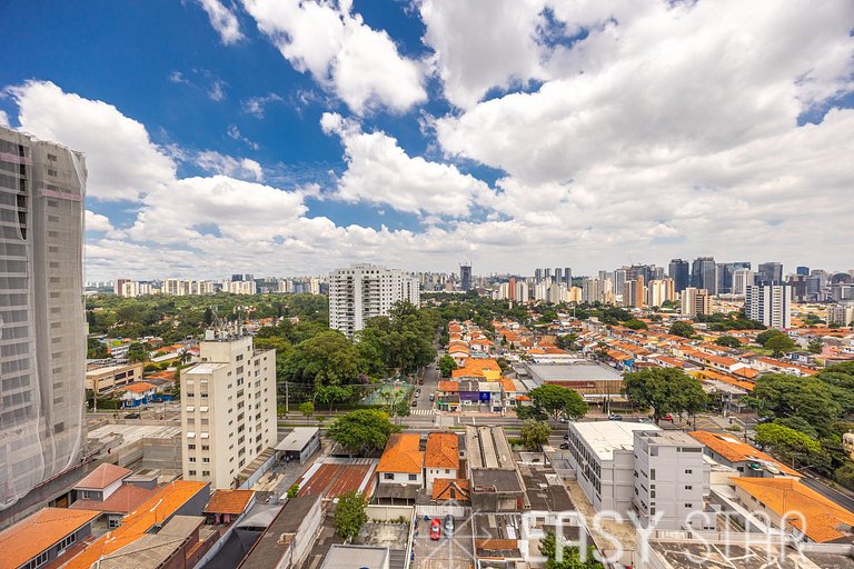 Charmoso studio no 24°andar no Alto da Boa Vista