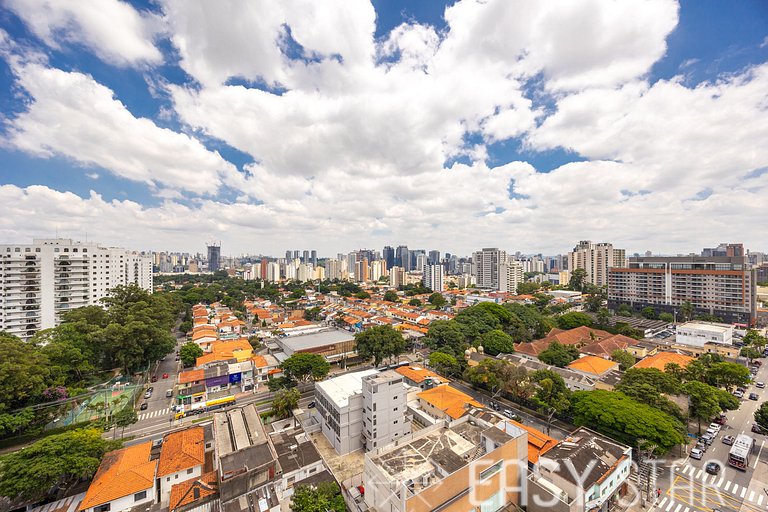 Charmoso studio no 24°andar no Alto da Boa Vista