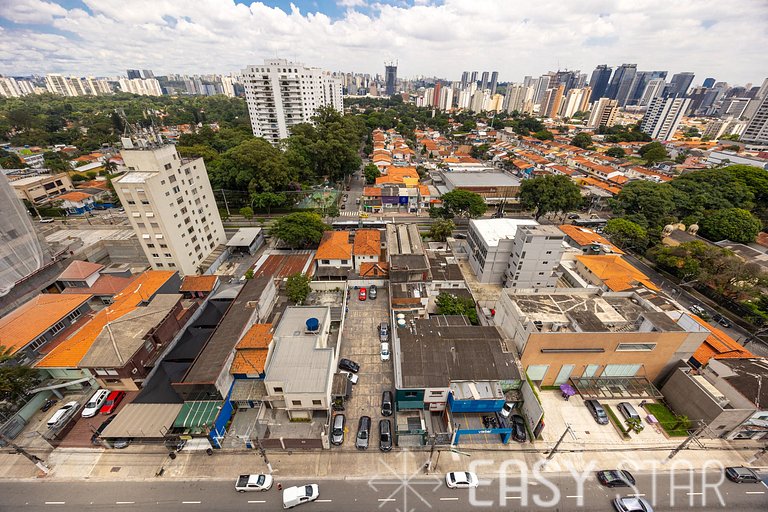 Charmoso studio no 24°andar no Alto da Boa Vista