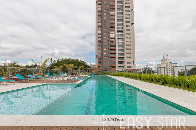 Charmoso studio no 24°andar no Alto da Boa Vista