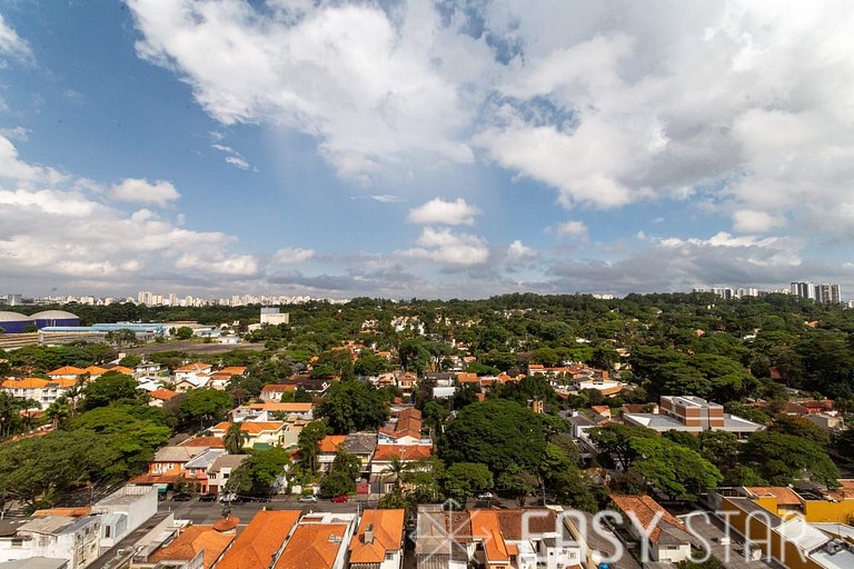Charmoso studio no 24°andar no Alto da Boa Vista