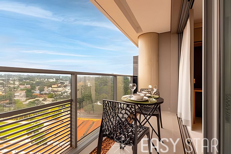 Easy Star - Belissimo apto C/Vaga no 18° andar - RQ01I