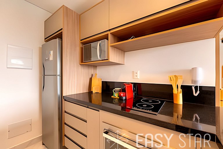 Easy Star - Belissimo apto C/Vaga no 18° andar - RQ01I