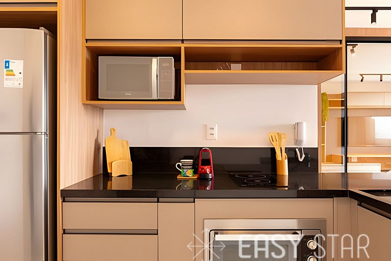 Easy Star - Belissimo apto C/Vaga no 18° andar - RQ01I