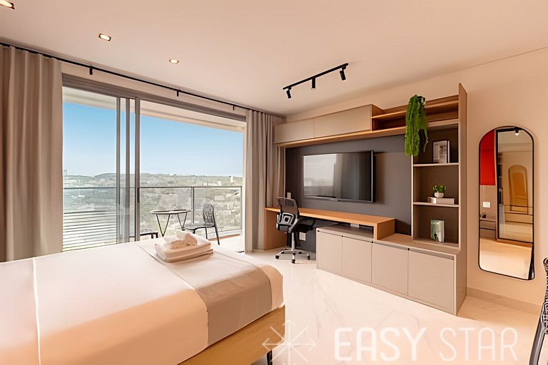 Easy Star - Belissimo apto C/Vaga no 18° andar - RQ01I