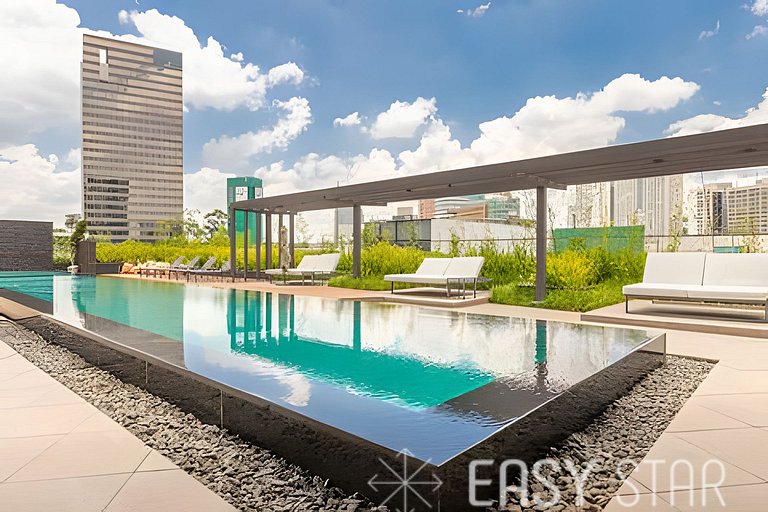 Easy Star - Belissimo apto C/Vaga no 18° andar - RQ01I