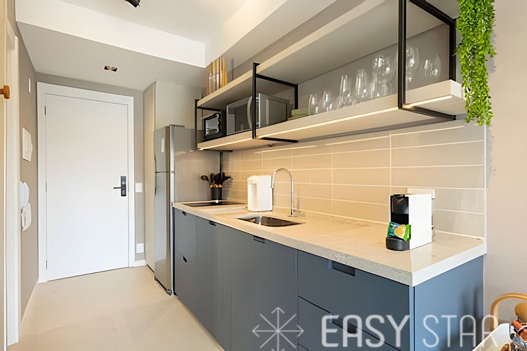Easy Star - Belo studio no coração de Moema - RU01I