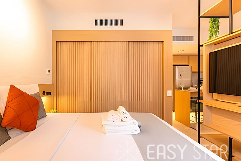 Easy Star - Lindo flat no coração do Jardins - RV01I
