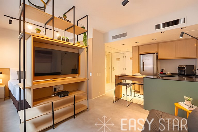 Easy Star - Lindo flat no coração do Jardins - RV01I