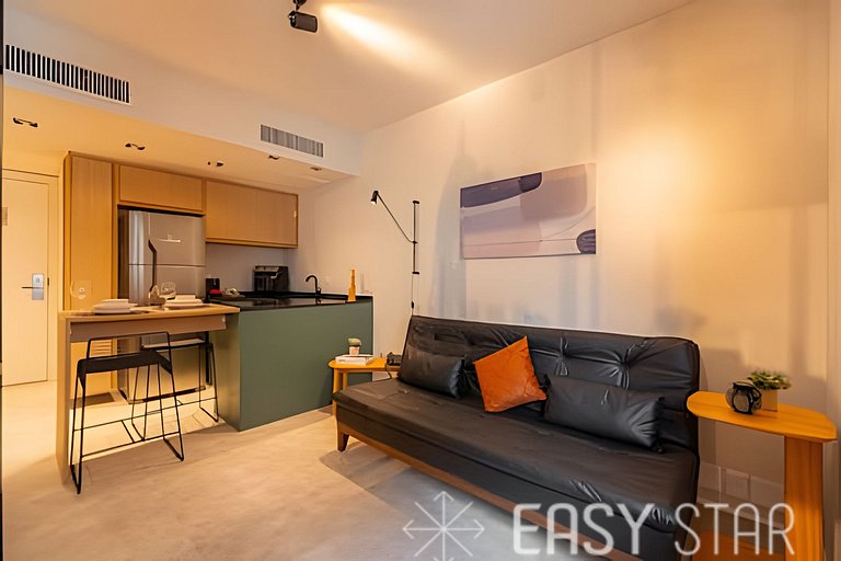 Easy Star - Lindo flat no coração do Jardins - RV01I