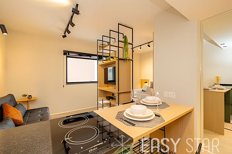 Easy Star - Lindo flat no coração do Jardins - RV01I