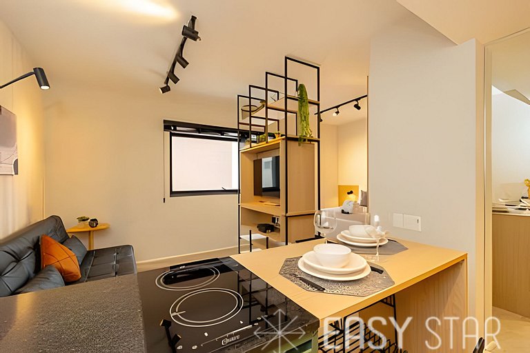 Easy Star - Lindo flat no coração do Jardins - RV01I