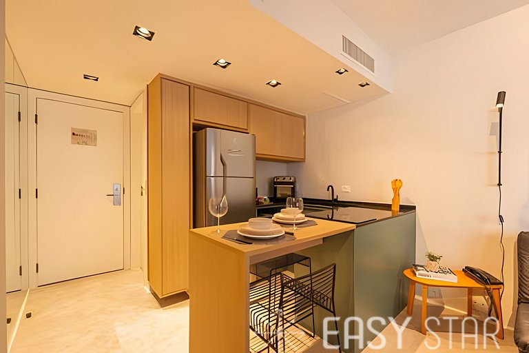 Easy Star - Lindo flat no coração do Jardins - RV01I