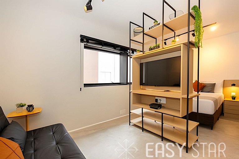 Easy Star - Lindo flat no coração do Jardins - RV01I