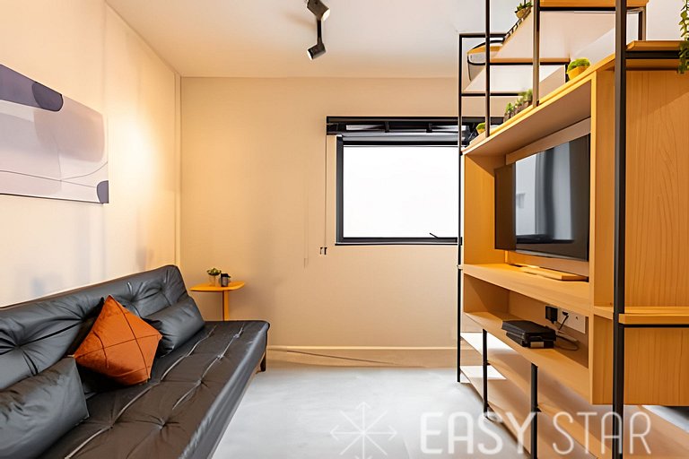 Easy Star - Lindo flat no coração do Jardins - RV01I