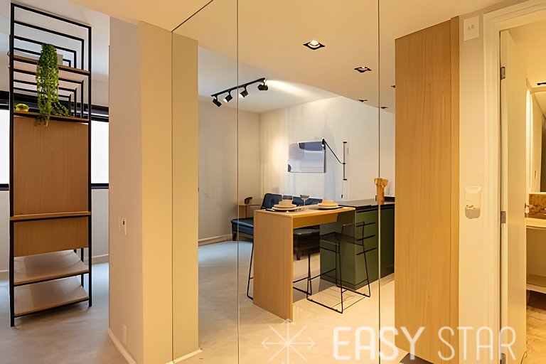 Easy Star - Lindo flat no coração do Jardins - RV01I