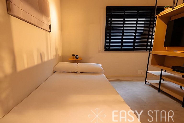 Easy Star - Lindo flat no coração do Jardins - RV01I