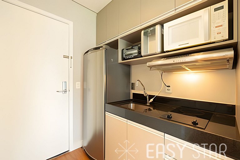 Easy Star - Belo studio C/vaga na Vila Olimpia - SC01I