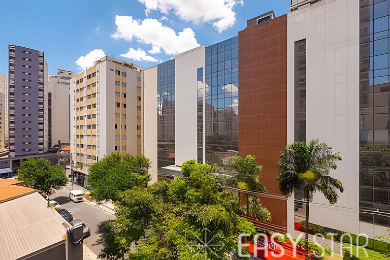 Easy Star - Belo studio C/vaga na Vila Olimpia - SC01I