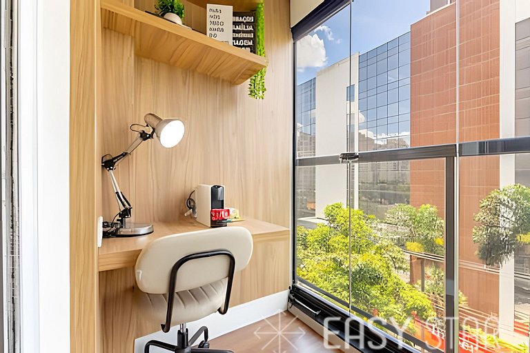 Easy Star - Belo studio C/vaga na Vila Olimpia - SC01I