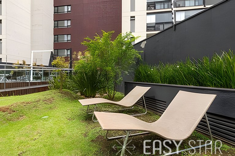 Easy Star - Belo studio C/vaga na Vila Olimpia - SC01I