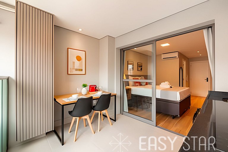 Easy Star – Hermoso estudio con cama queen en el corazón de