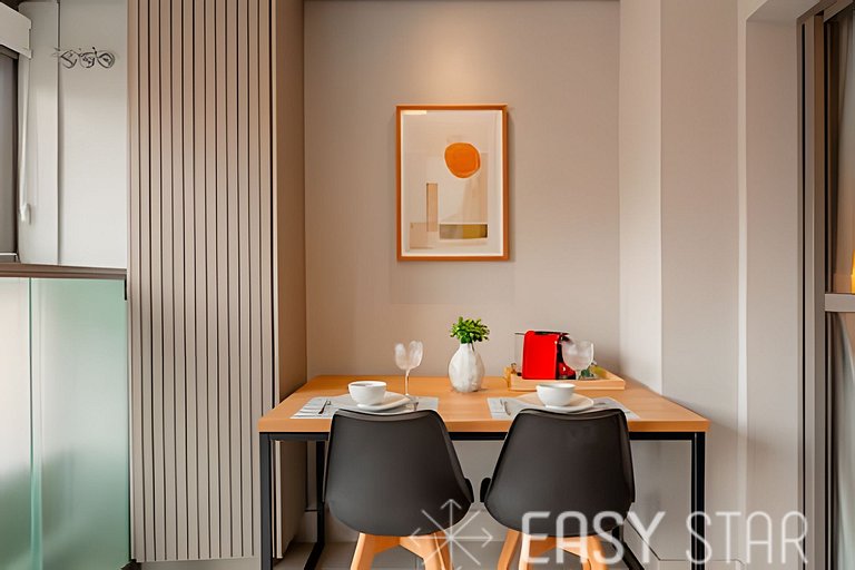 Easy Star – Hermoso estudio con cama queen en el corazón de