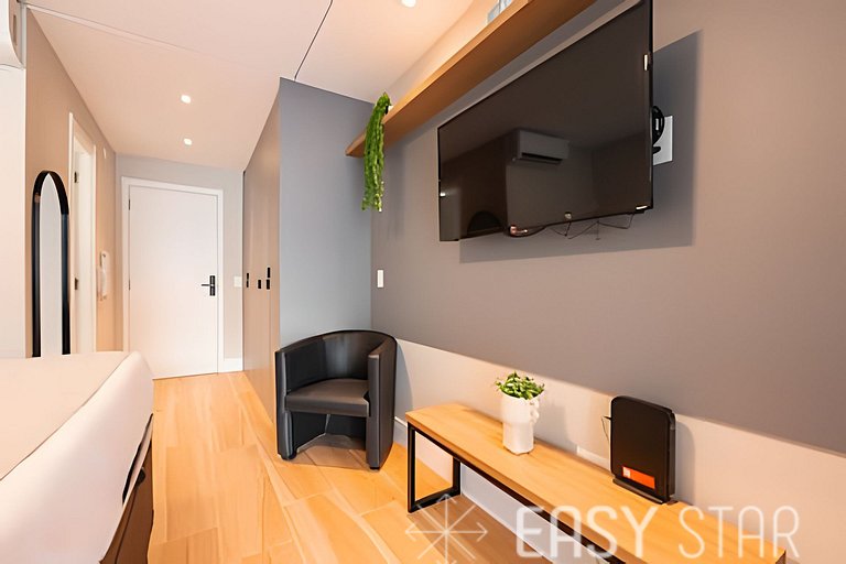 Easy Star – Hermoso estudio con cama queen en el corazón de