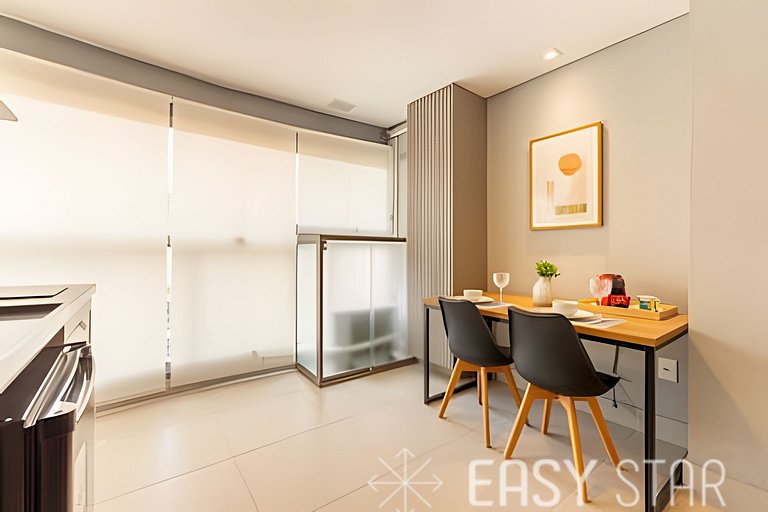 Easy Star - Belo studio com cama queen no coração do Brookli