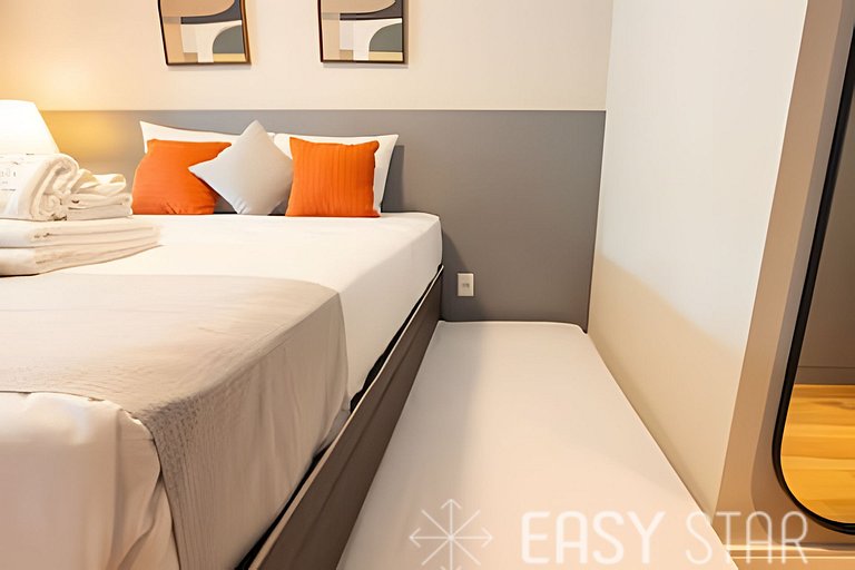 Easy Star – Beautiful studio with a queen bed in the heart o