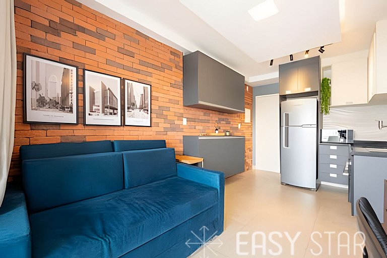 Easy Star - Belo studio C/Vaga no Campo Belo - SD01I