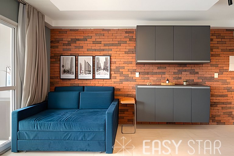 Easy Star - Belo studio C/Vaga no Campo Belo - SD01I
