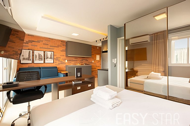 Easy Star - Belo studio C/Vaga no Campo Belo - SD01I