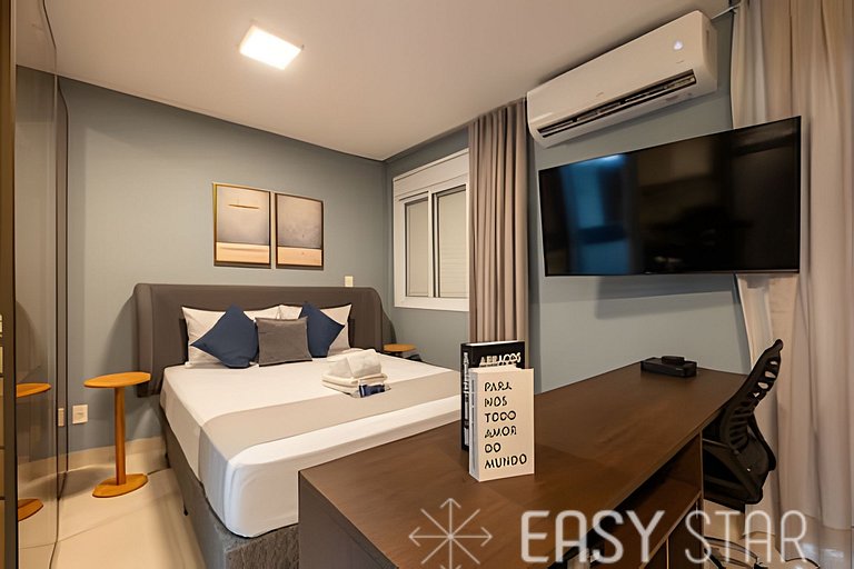 Easy Star - Belo studio C/Vaga no Campo Belo - SD01I