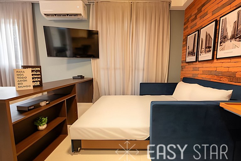 Easy Star - Belo studio C/Vaga no Campo Belo - SD01I