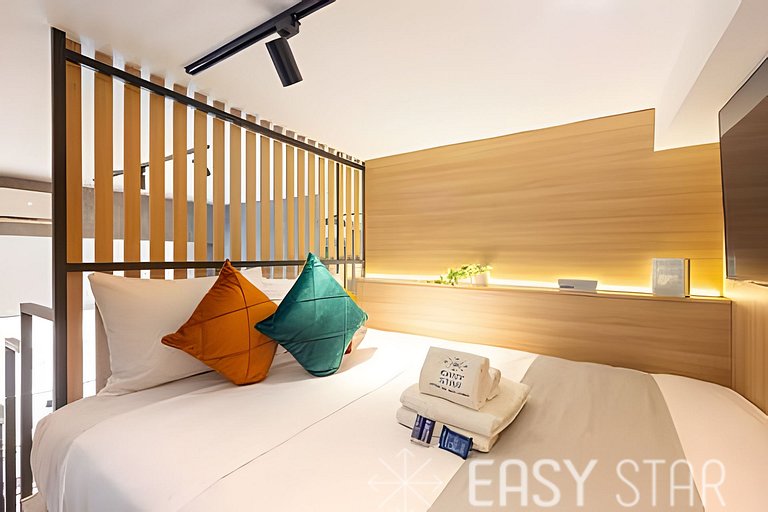 Easy Star - Fabuloso studio com mezanino em Moema - SK01I