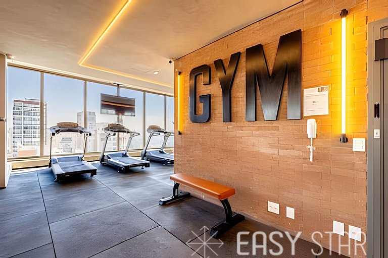 Easy Star - Fabuloso studio com mezanino em Moema - SK01I