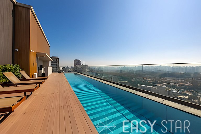 Easy Star - Charmoso studio com mezanino em Moema - SK03I
