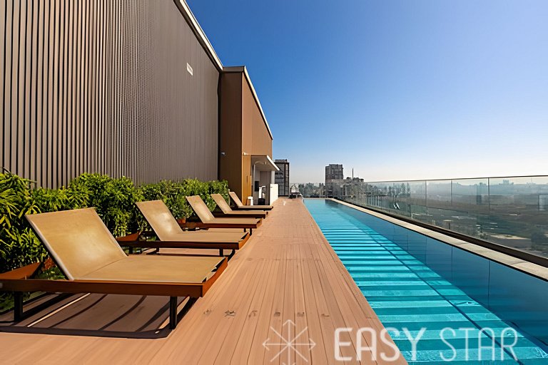 Easy Star - Charmoso studio com mezanino em Moema - SK03I