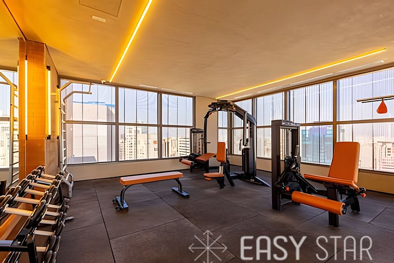 Easy Star - Charmoso studio com mezanino em Moema - SK03I