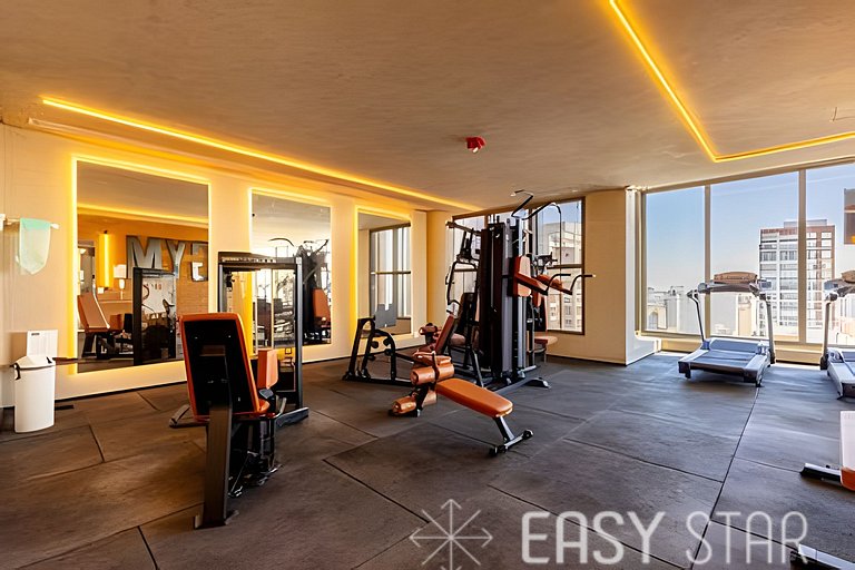 Easy Star - Charmoso studio com mezanino em Moema - SK03I