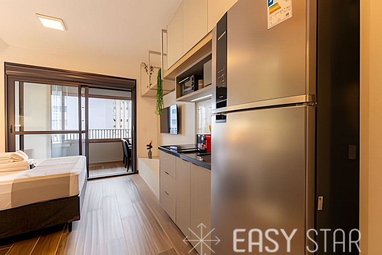 Easy Star - Lindo studio no coração do Campo Belo - SP03I