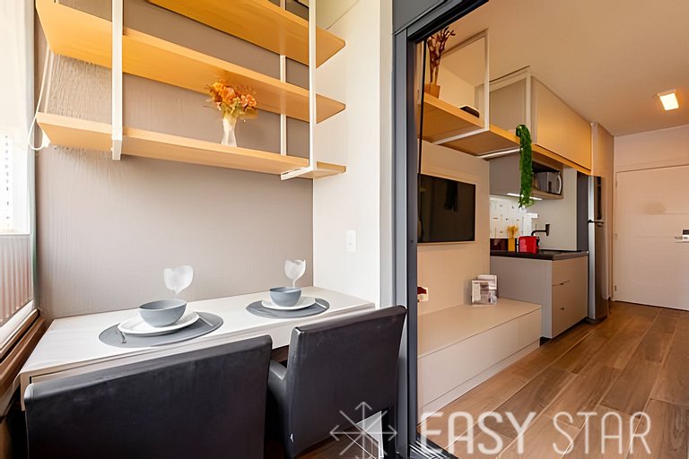 Easy Star - Lindo studio no coração do Campo Belo - SP03I