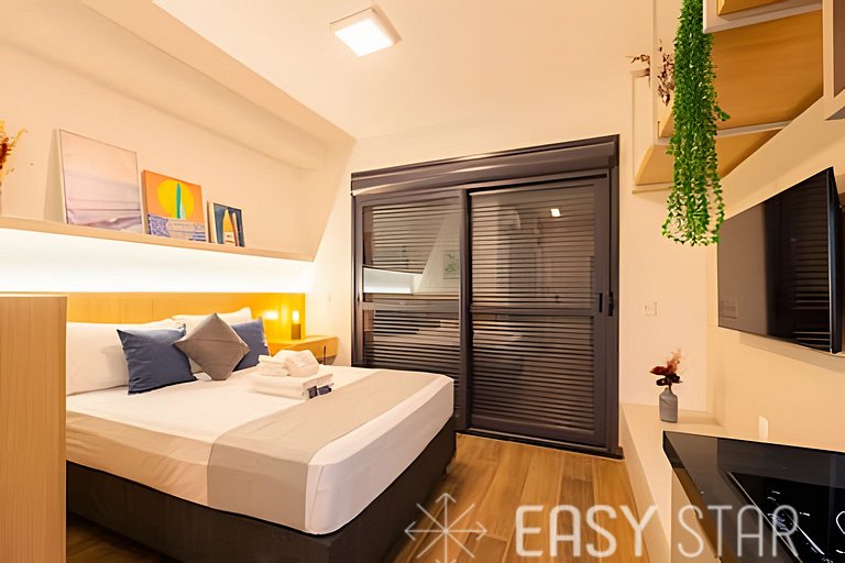 Easy Star - Lindo studio no coração do Campo Belo - SP03I