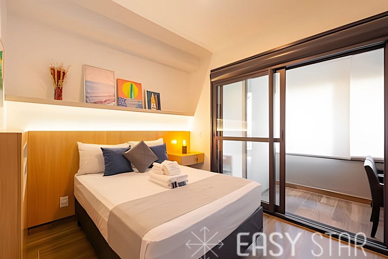 Easy Star - Lindo studio no coração do Campo Belo - SP03I