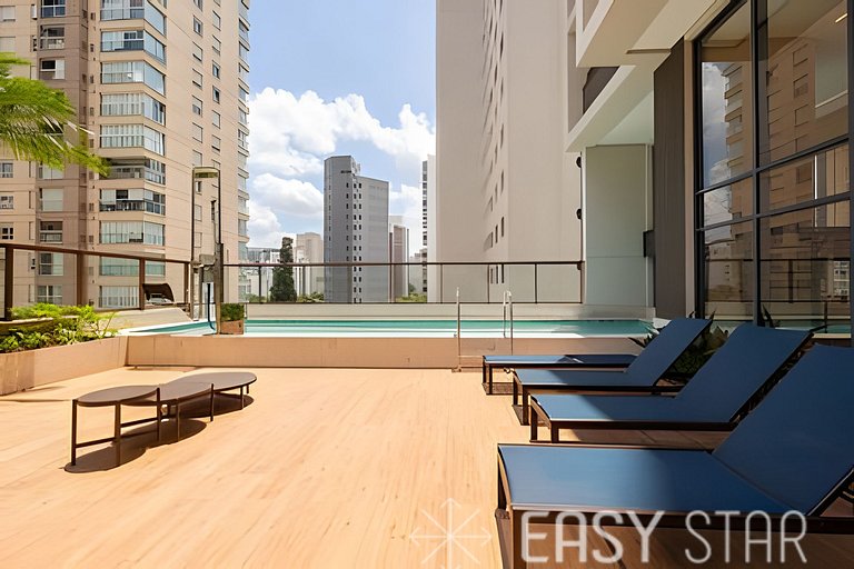 Easy Star - Lindo studio no coração do Campo Belo - SP03I