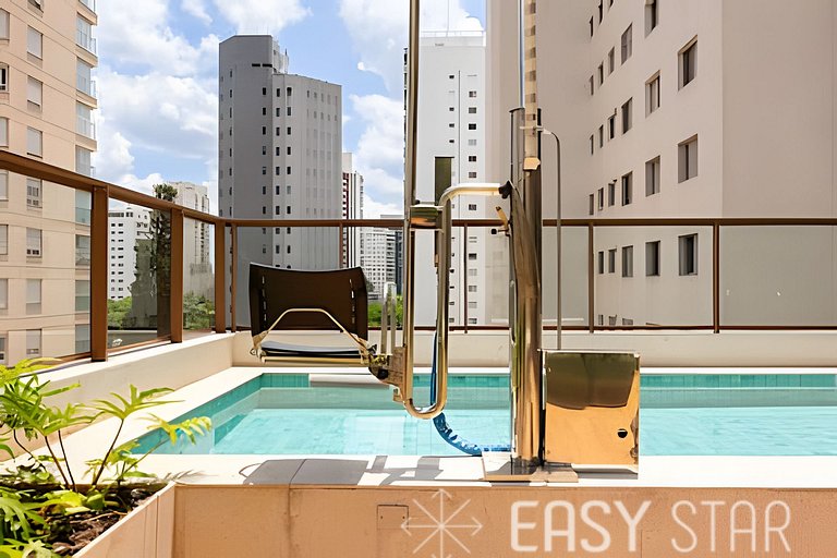Easy Star - Lindo studio no coração do Campo Belo - SP03I