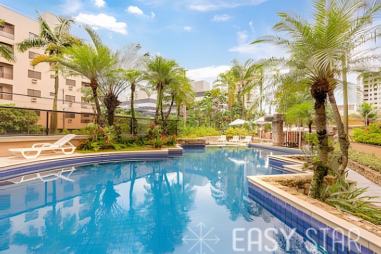 Easy Star - Charmoso apto C/ 2 vagas e 3 quartos em Enseada